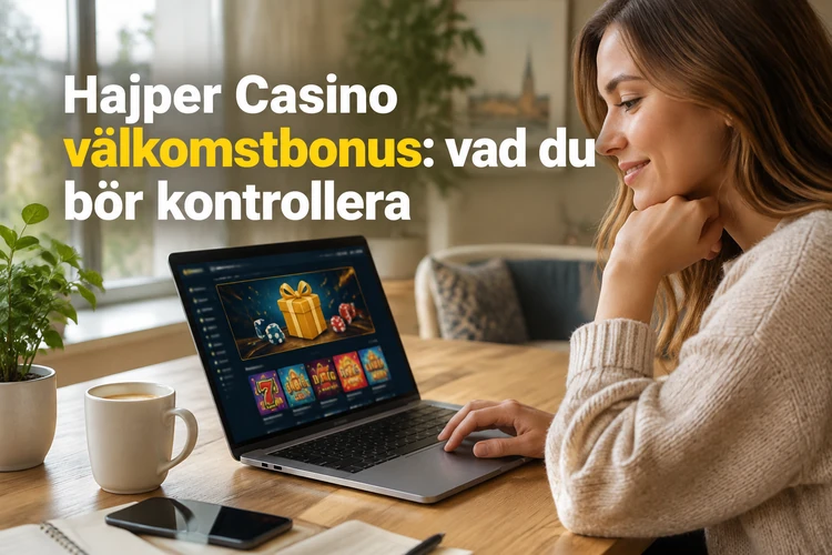 Hajper Casino välkomstbonus: vad du bör kontrollera