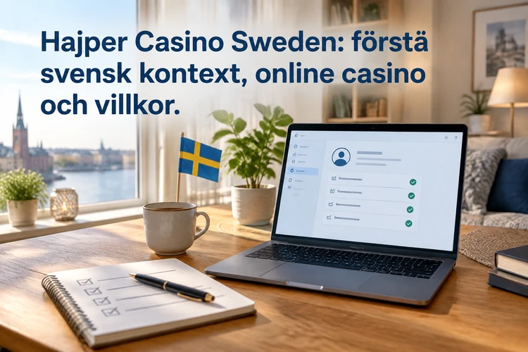Hajper Casino Sweden: förstå svensk kontext, online casino och villkor
