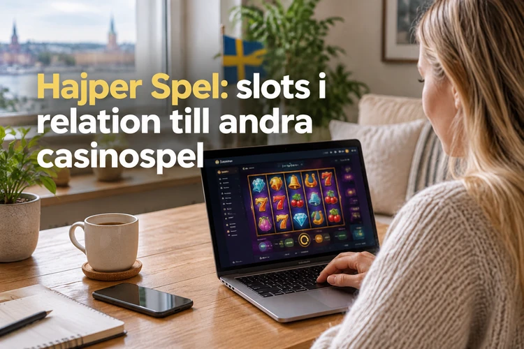 Hajper Spel: slots i relation till andra casinospel